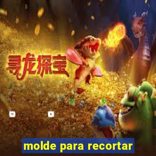 molde para recortar